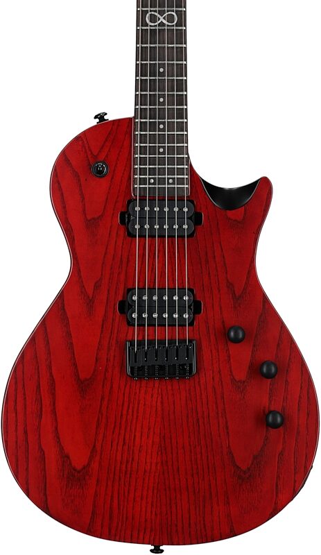 Chapman ML2 Electric Guitar, Deep Red Satin, Body Straight Front