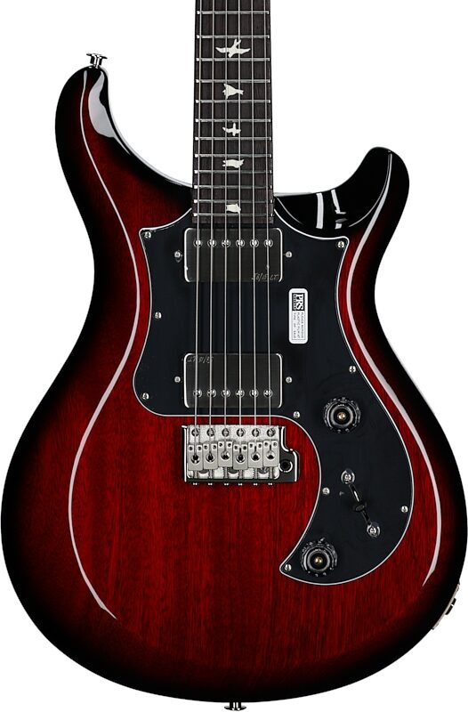 PRS Paul Reed Smith S2 Standard 24 Gloss Pattern Thin Electric Guitar (with Gig Bag), Scarlet Sunburst, Body Straight Front
