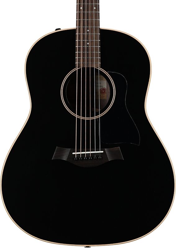 Taylor AD17e American Dream Acoustic-Electric Guitar, Blacktop Aero, Body Straight Front