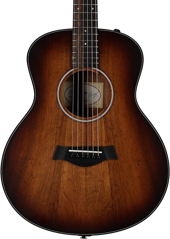 Taylor GS Mini-e Koa Plus Acoustic-Electric Guitar, Left-Handed (with Gig Bag), New, Body Straight Front