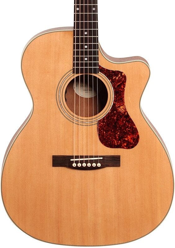 Guild OM-240CE Acoustic-Electric Guitar, Natural, Body Straight Front