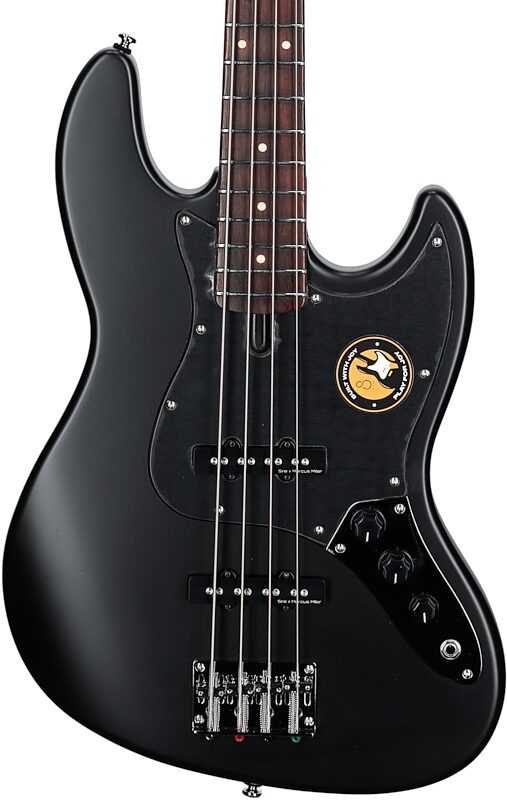Sire Marcus Miller V3P Bass Guitar, Black Satin, Body Straight Front