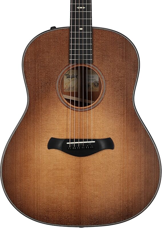 Taylor 517e V Builder's Edition Grand Pacific Acoustic-Electric Guitar, Wild Honey Burst, Body Straight Front