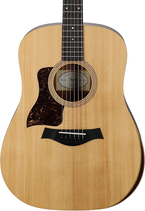 Taylor Academy 10 Dreadnought Acoustic-Electric Guitar, Left Handed (with Gig Bag), Natural, Body Straight Front