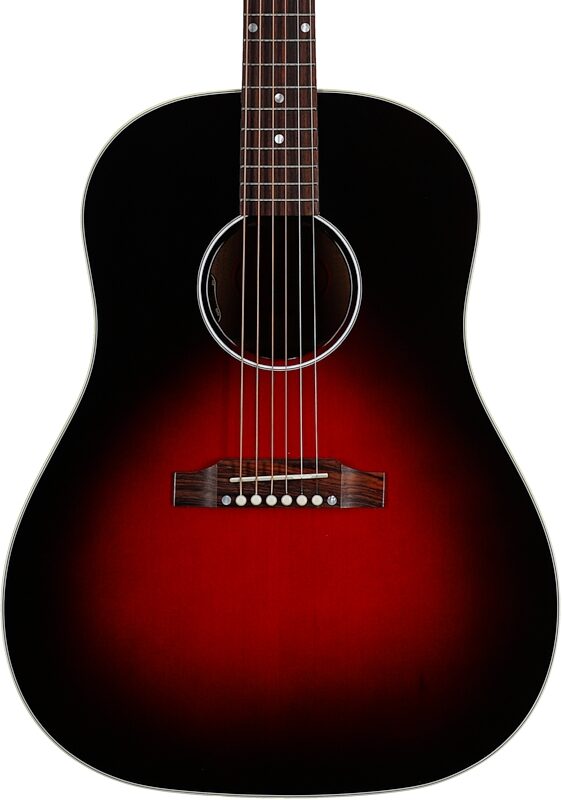 Gibson Slash J-45 Acoustic-Electric Guitar (with Case), Vermillion Burst, Blemished, Body Straight Front