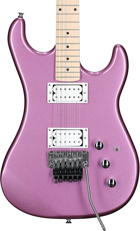 Kramer Pacer Classic Floyd Rose Electric Guitar, Special Purple Passion, Blemished, Body Straight Front