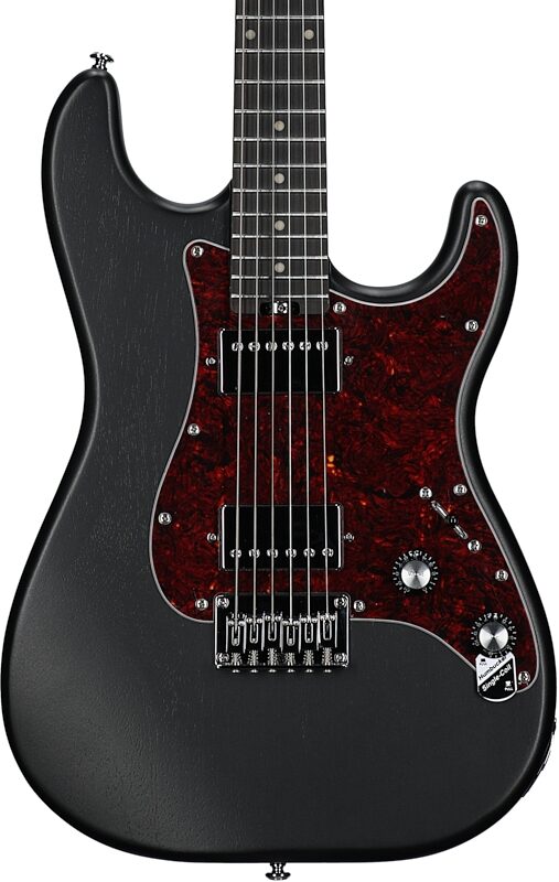 Schecter Jack Fowler Traditional Hardtail Electric Guitar, Black Pearl, Body Straight Front