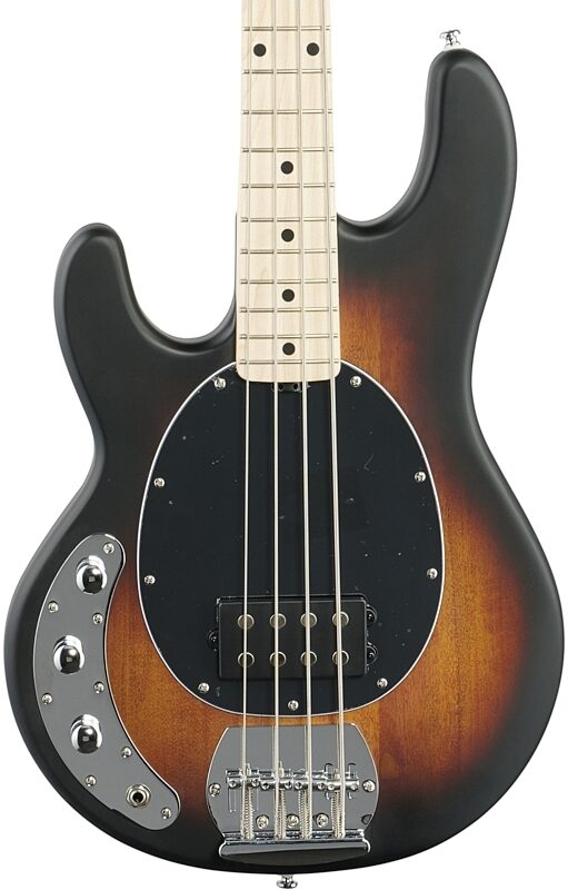 Sterling by Music Man SUB StingRay Electric Bass, Left-Handed, Vintage Sunburst, Body Straight Front