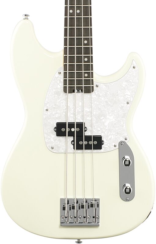 Schecter Banshee Bass Guitar, Olympic White, Body Straight Front