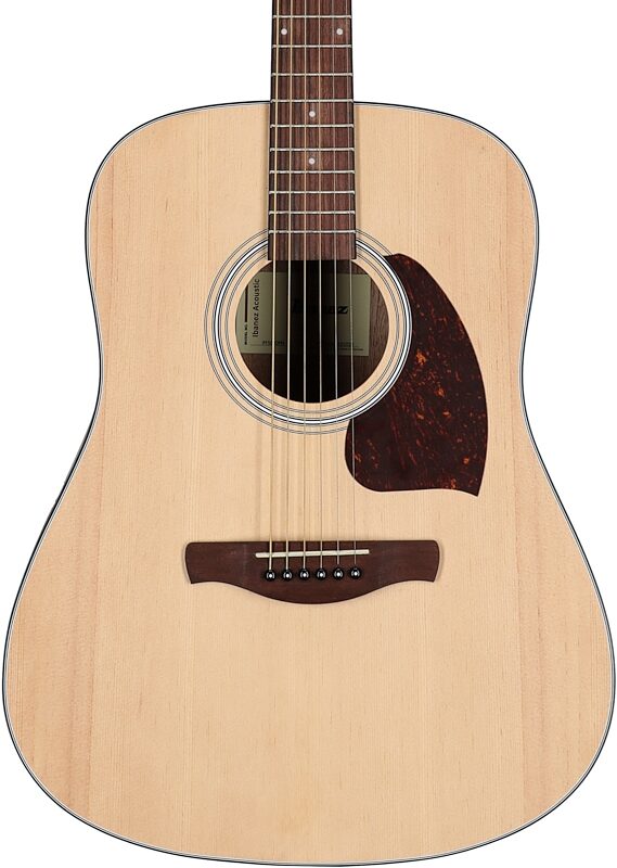 Ibanez PF50 Acoustic Guitar, Open Pore Natural, Body Straight Front