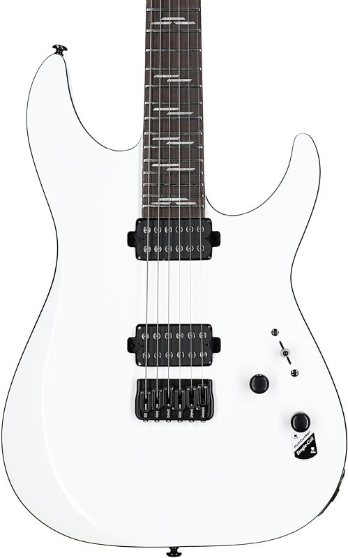 Schecter Reaper 6 Custom Electric Guitar, Gloss White, Blemished, Body Straight Front