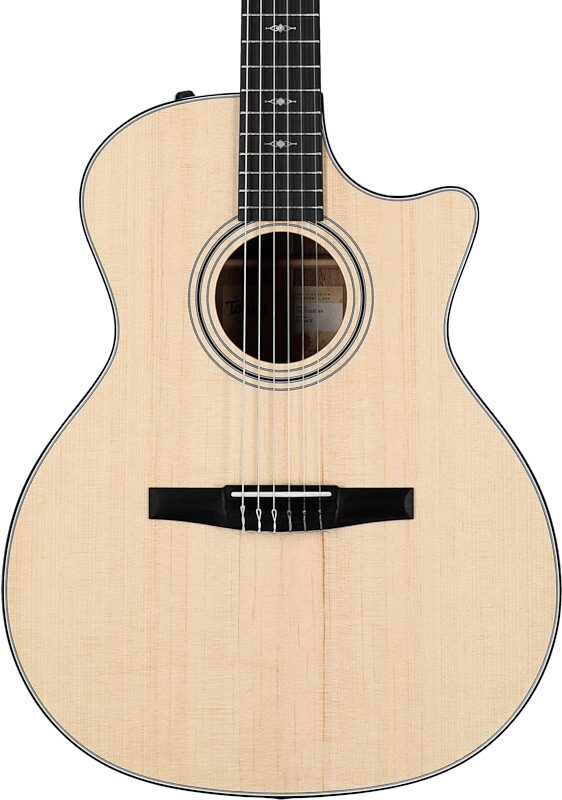 Taylor 314ce-N Grand Auditorium Classical Acoustic-Electric Guitar (with Case), New, Body Straight Front