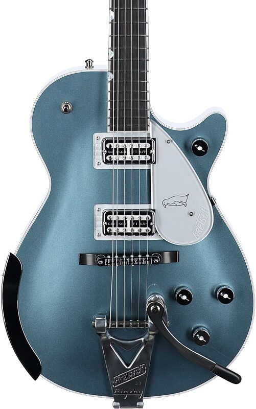 Gretsch G6134T-140 Limited Edition Penguin Electric Guitar (with Case), Double Platinum Penguin, Body Straight Front