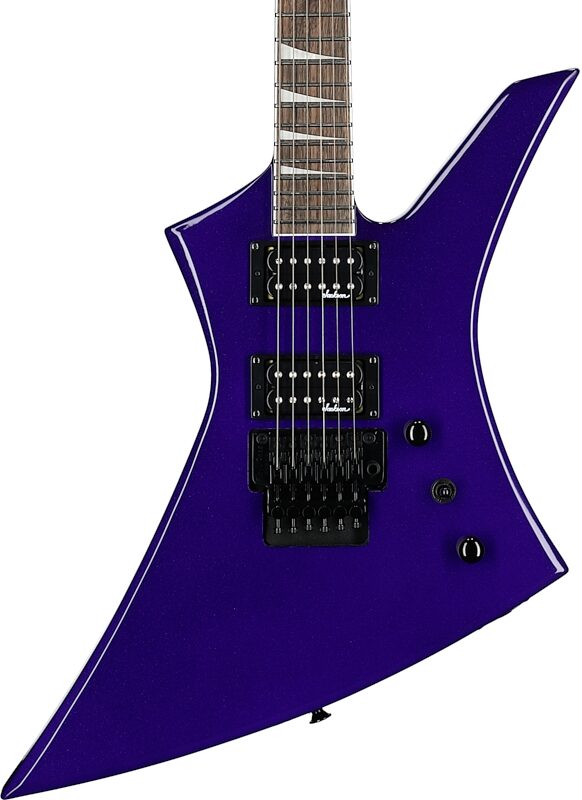 Jackson X Series Kelly KEX Electric Guitar, Laurel Fingerboard, Deep Purple Metallic, Body Straight Front