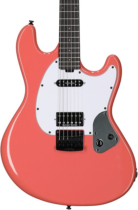 Sterling by Music Man Ryan Fluff Bruce StingRay Electric Guitar, Rula Thumb Red, Body Straight Front