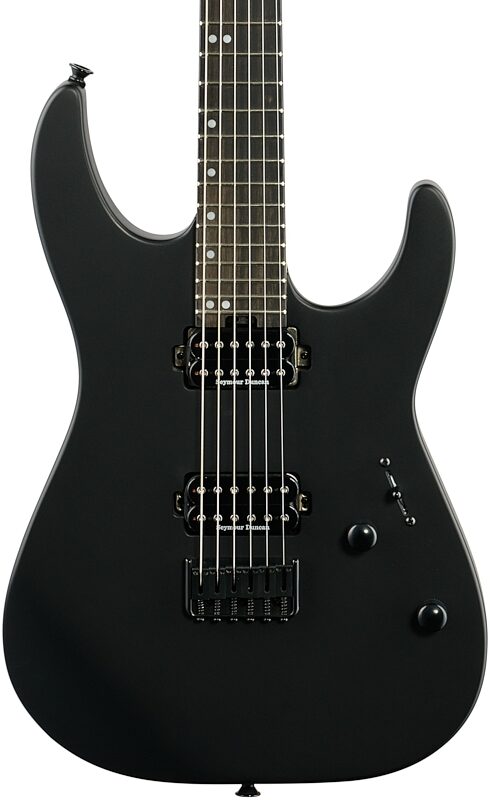 Charvel Pro-Mod DK24 HH HT Electric Guitar, with Ebony Fingerboard, Satin Black, USED, Blemished, Body Straight Front