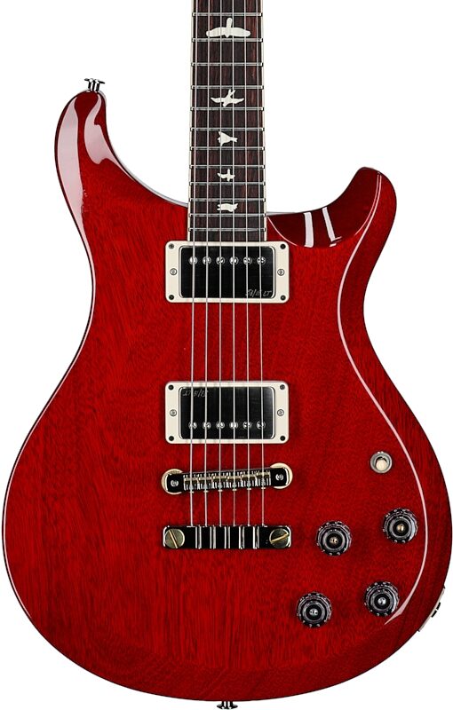 PRS Paul Reed Smith S2 McCarty 594 Thinline Electric Guitar (with Gig Bag), Vintage Cherry, Body Straight Front