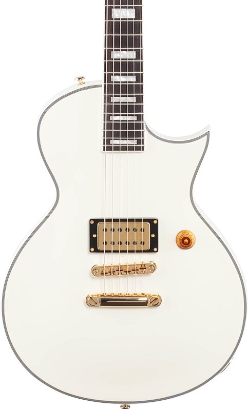 ESP LTD NW-44 Neil Westfall Electric Guitar (with Case), Olympic White, Body Straight Front