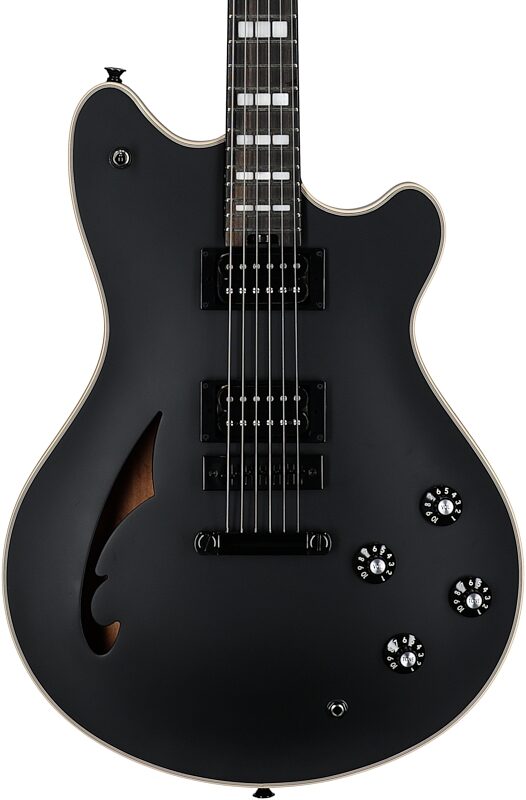 EVH Eddie Van Halen SA-126 Special Electric Guitar (with Case), Black, Body Straight Front
