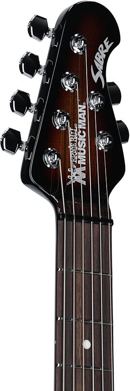 Ernie Ball Music Man Sabre HT Electric Guitar (with Mono Gig Bag), Showtime, Serial Number H02879, Headstock Left Front