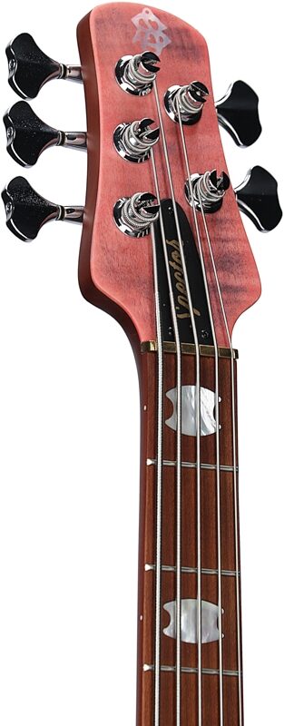 Spector Euro 5 RST Electric Bass, 5-String (with Gig Bag), Sundown Glow Matte, Serial Number ]C121NB19492, Headstock Left Front