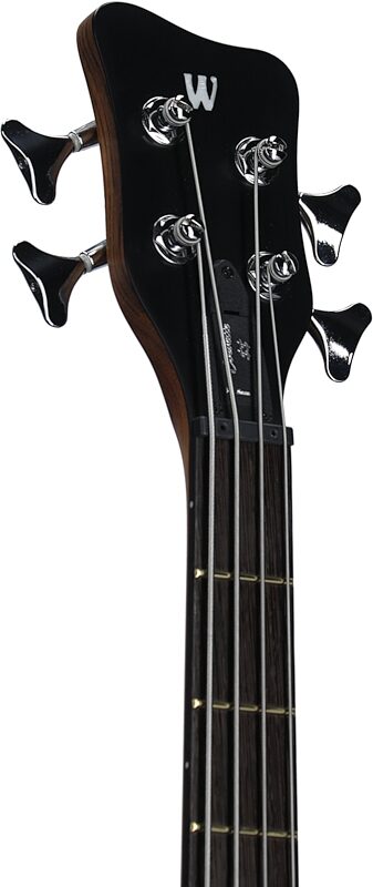 Warwick GPS Corvette Double Buck 4 Electric Bass, Natural, Serial Number GPS K 010672-22, Headstock Left Front