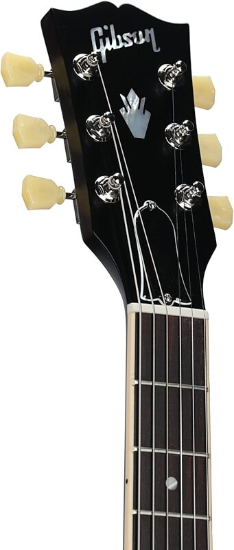 Gibson ES-335 Dot Satin Electric Guitar (with Case), Vintage Burst, Serial Number 230420307, Headstock Left Front