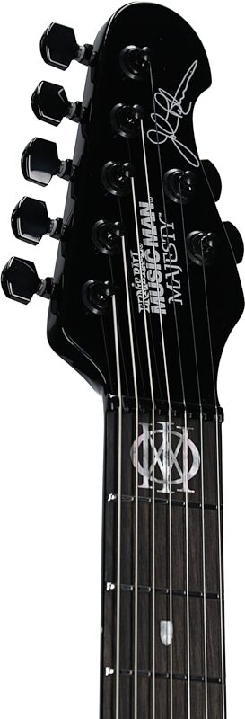 Ernie Ball Music Man John Petrucci Majesty 7-String Electric Guitar (with Case), Wisteria, Serial Number M017322, Headstock Left Front