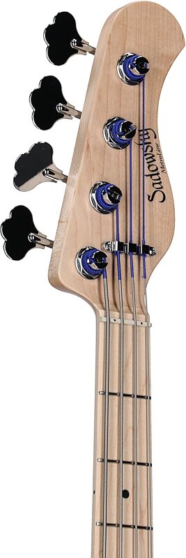 Sadowsky MetroLine 21-Fret Vintage P/J Electric Bass, 4-String (with Gig Bag), Ocean Blue, Serial Number SML C 002821-23, Headstock Left Front