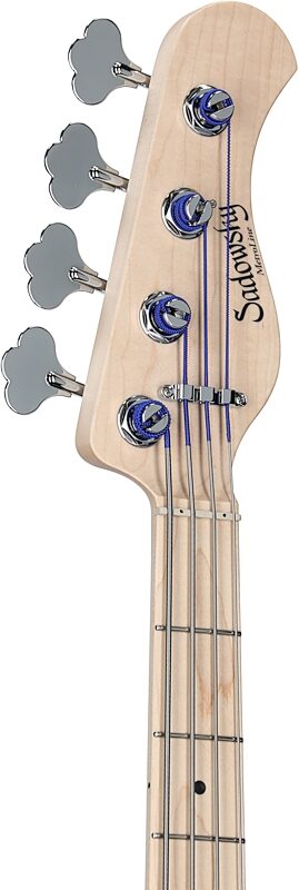 Sadowsky MetroLine 24-fret Modern Bass, 4-String (with Gig Bag), Ocean Blue, Serial Number SML G 003160-23, Headstock Left Front