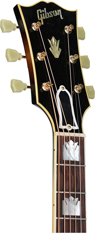 Gibson Custom Shop Murphy Lab 1957 SJ-200 Jumbo Acoustic Flat Top Guitar (with Case), Light Aged Vintage Sunburst, Serial Number 22953012, Headstock Left Front