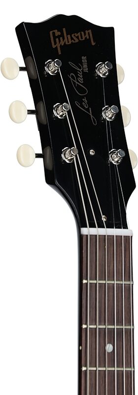 Gibson Custom 1957 Les Paul Junior Reissue Electric Guitar (with Case), Vintage Sunburst, Serial Number 732103, Headstock Left Front