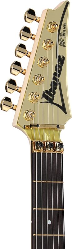Ibanez JS-2 Joe Satriani Signature Electric Guitar (with Case), Gold, Serial Number 210001F2304821, Headstock Left Front