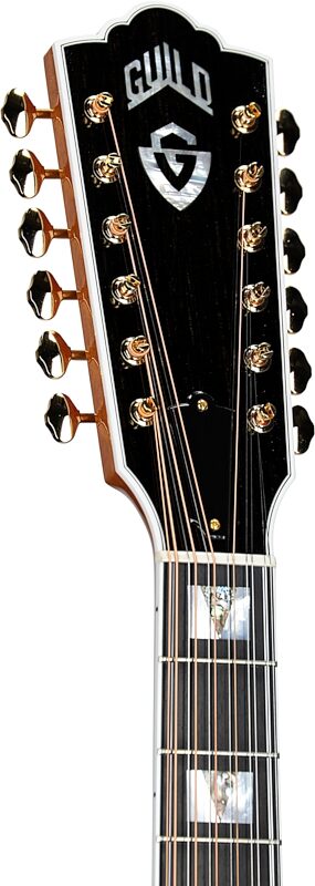 Guild F-512 Jumbo Maple Acoustic Guitar, 12-String (with Case), New, Serial Number C240197, Headstock Left Front