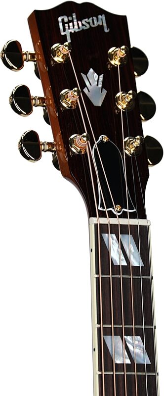Gibson Songwriter Cutaway Acoustic-Electric Guitar (with Case), Antique Natural, Serial Number 21064130, Headstock Left Front
