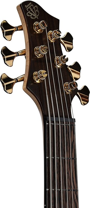 Ibanez BTB1836 Premium Electric Bass, 6-String (with Gig Bag), Natural Shadow, Serial Number 240300645, Headstock Left Front