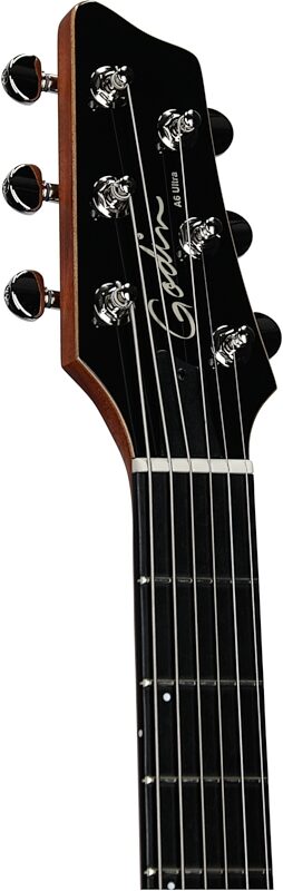 Godin A6 Ultra Extreme Electric Guitar (with Gig Bag), Koa, Serial Number 21123101, Headstock Left Front