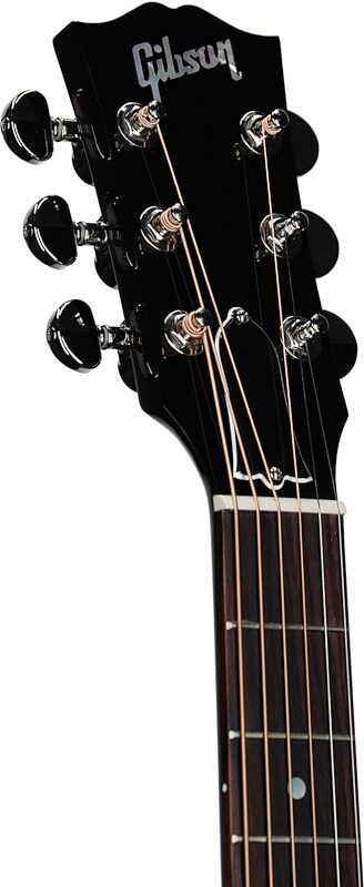 Gibson J-45 Standard Acoustic-Electric Guitar (with Case), Vintage Sunburst, Serial Number 21374144, Headstock Left Front