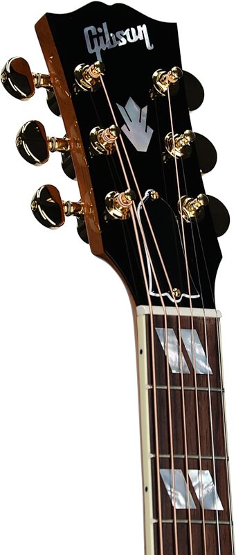 Gibson Hummingbird Standard Rosewood Acoustic-Electric Guitar (with Case), Rosewood Burst, Serial Number 21414101, Headstock Left Front
