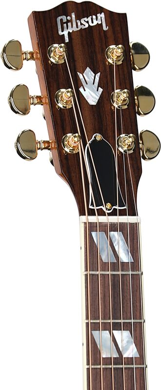 Gibson Songwriter Cutaway Acoustic-Electric Guitar (with Case), Rosewood Burst, Serial Number 21374018, Headstock Left Front
