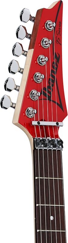Ibanez Joe Satriani JS2480 Electric Guitar (with Case), Muscle Car Red, Serial Number 210002F2418967, Headstock Left Front