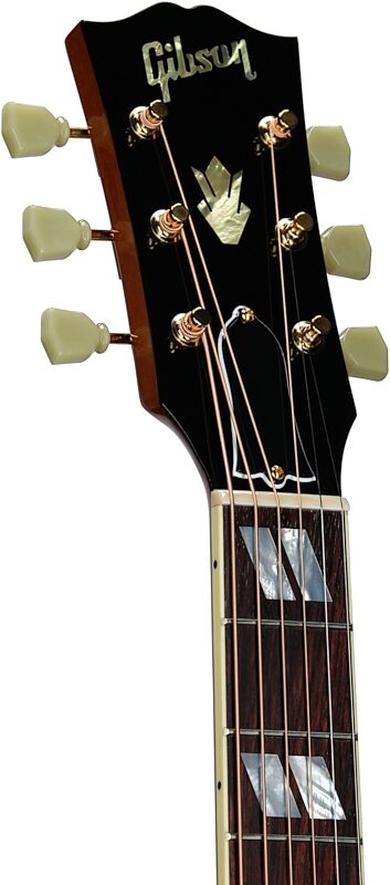 Gibson Limited Edition Custom Shop Rosanne Cash J-185 Jumbo Acoustic-Electric Guitar, (with Case), Heritage Cherry Sunburst, Serial Number 21014100, Headstock Left Front