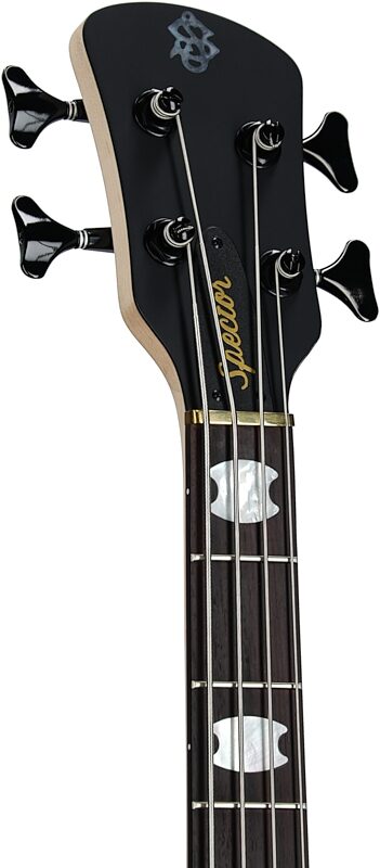 Spector Euro 4 LX Bolt On Bass Guitar (with Gig Bag), Natural Sunburst Matte, Serial Number ]C121NB21786, Headstock Left Front