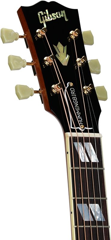 Gibson Hummingbird Original Acoustic-Electric Guitar (with Case), Heritage Cherry Sunburst, Serial Number 22184039, Headstock Left Front