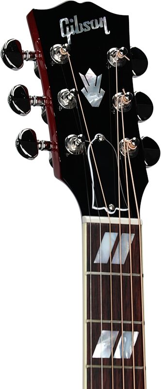 Gibson Hummingbird Standard Acoustic-Electric Guitar, Left-Handed (with Case), Vintage Cherry Sunburst, Serial Number 22254086, Headstock Left Front