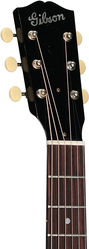 Gibson Custom Shop Murphy Lab 1933 L-00 Acoustic Guitar (with Case), Light Aged Ebony, Serial Number 22524001, Headstock Left Front