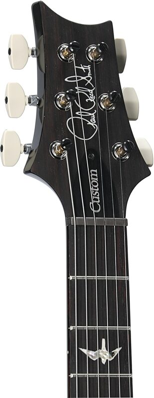 PRS Paul Reed Smith Custom 24-08 Pattern Regular Electric Guitar (with Case), Charcoal Wraparound Smokeburst, Serial Number 0392362, Headstock Left Front