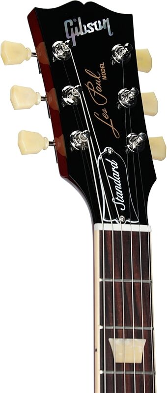 Gibson Les Paul Standard '50s AAA Top Electric Guitar (with Case), Bourbon Burst, Serial Number 230640112, Headstock Left Front
