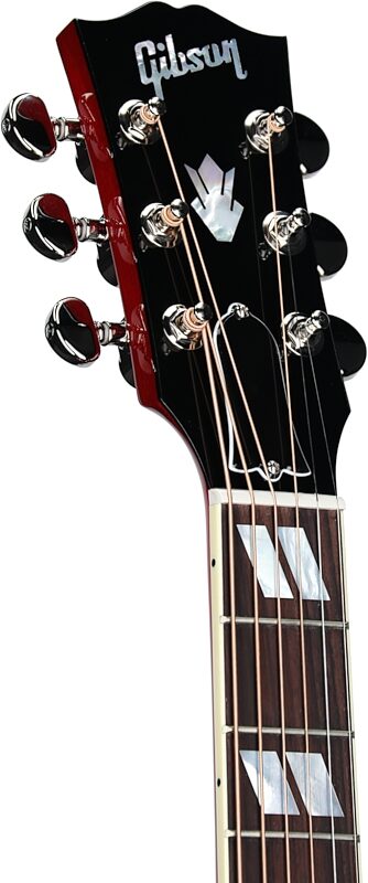 Gibson Hummingbird Standard Acoustic-Electric Guitar (with Case), Vintage Cherry Sunburst, Serial Number 23194142, Headstock Left Front
