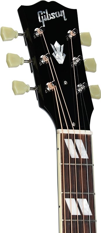 Gibson Nathaniel Rateliff LG-2 Western Acoustic-Electric Guitar (with Case), Vintage Sunburst, Serial Number 22044075, Headstock Left Front
